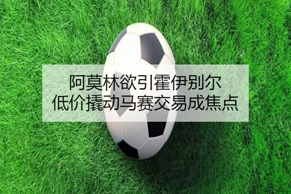 阿莫林欲引霍伊别尔 低价撬动马赛交易成焦点